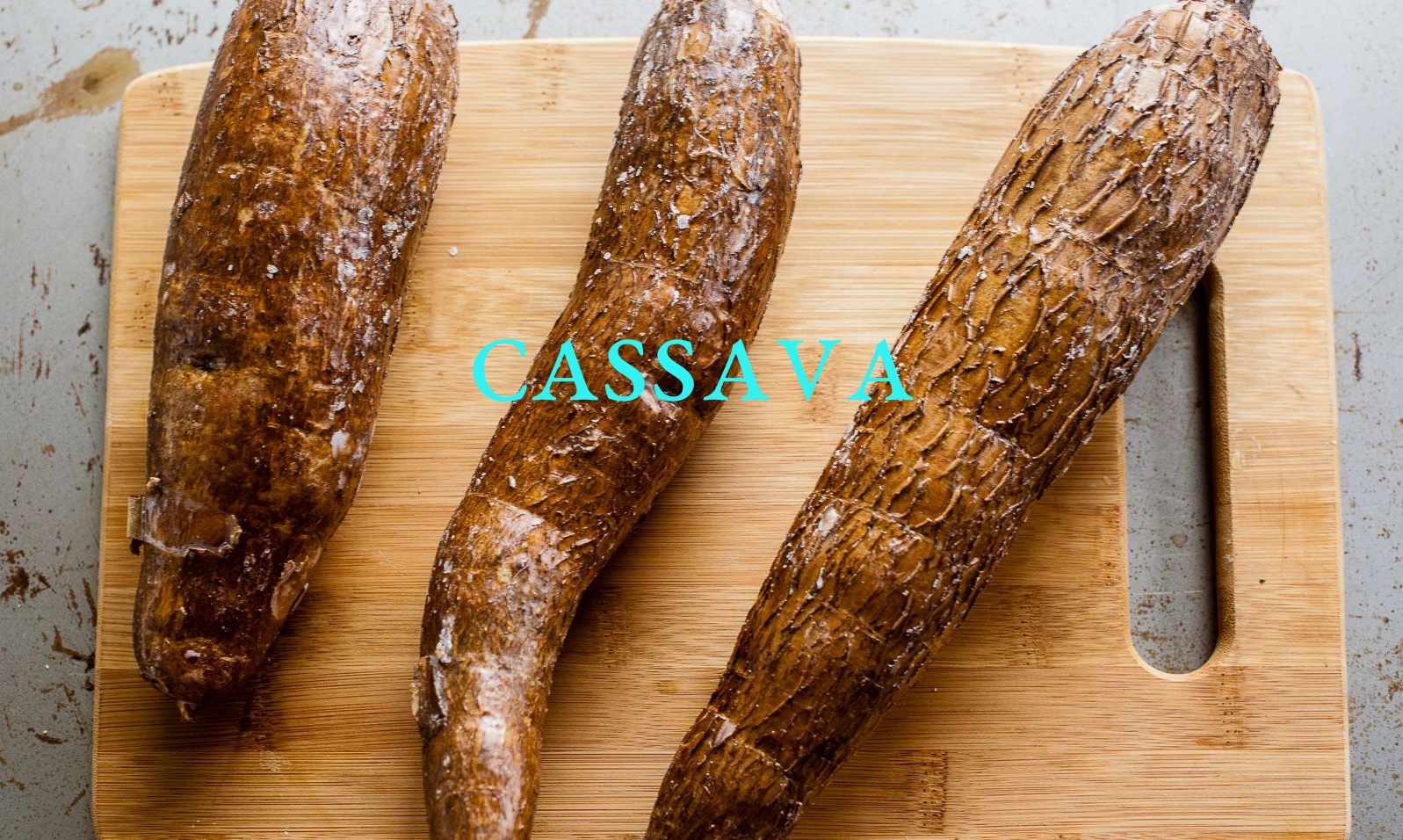 Cassava rötter