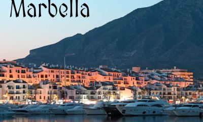 Staden Marbella med texten: Marbella