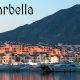 Staden Marbella med texten: Marbella