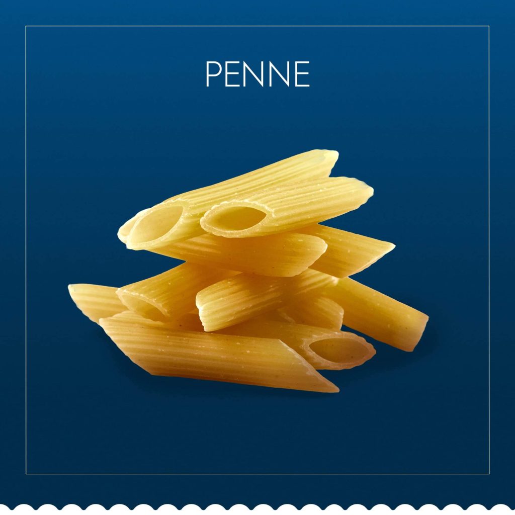 penne recept på pastasallad