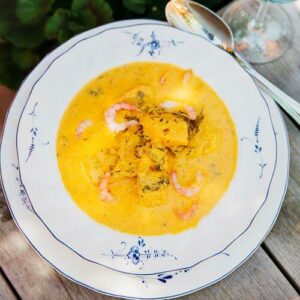 recept fisksoppa med saffran